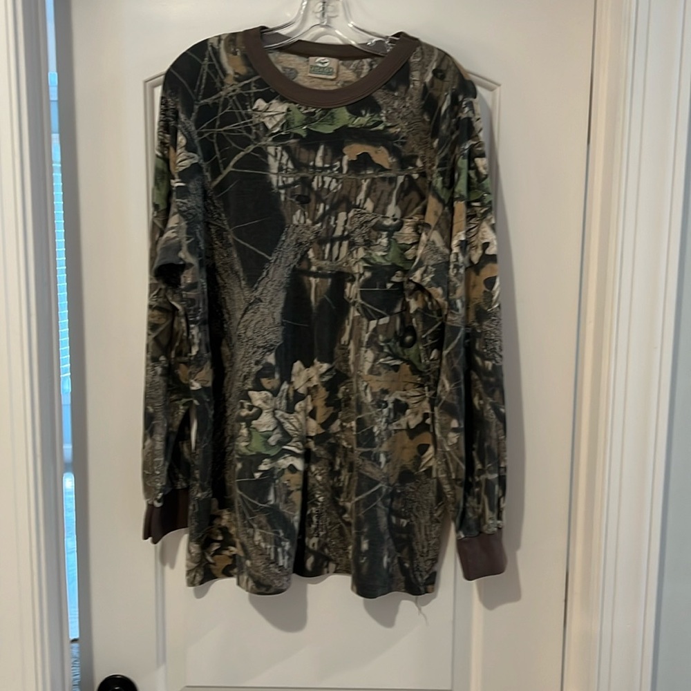 RedHead Mossy Oak Camo XL Long Sleeve Pocket T-Shirt